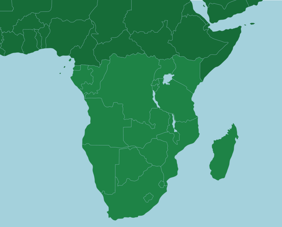 Южная часть Африки. География Африки. Административное деление Африки.