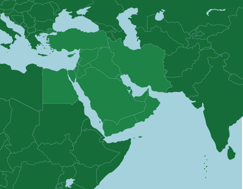Middle asia. Азия и Ближний Восток. Средняя Азия Ближний Восток. Карта ближнего Востока и средней Азии. Ближний Восток и Южная Азия.