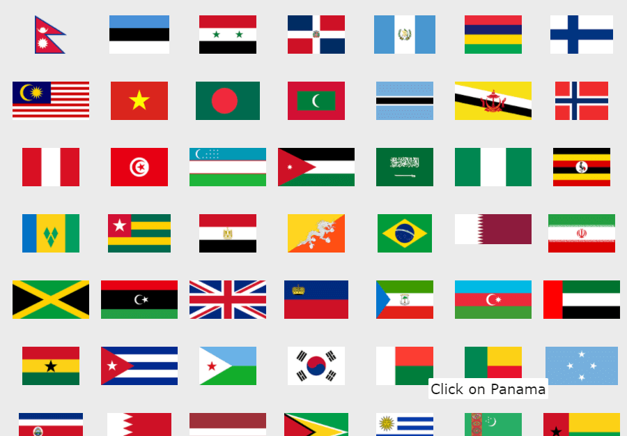 farmacéutico Monumento Orientar Estados miembros de las Naciones Unidas: Banderas - Flag Quiz Game - Seterra