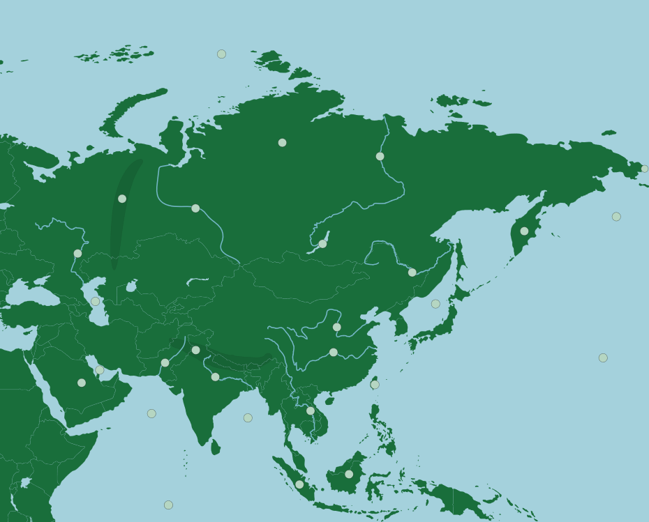 Seterra Asia Countries Map Quiz 